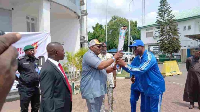 Torch of Unity Arrives Imo State Ahead of Niger Delta Games